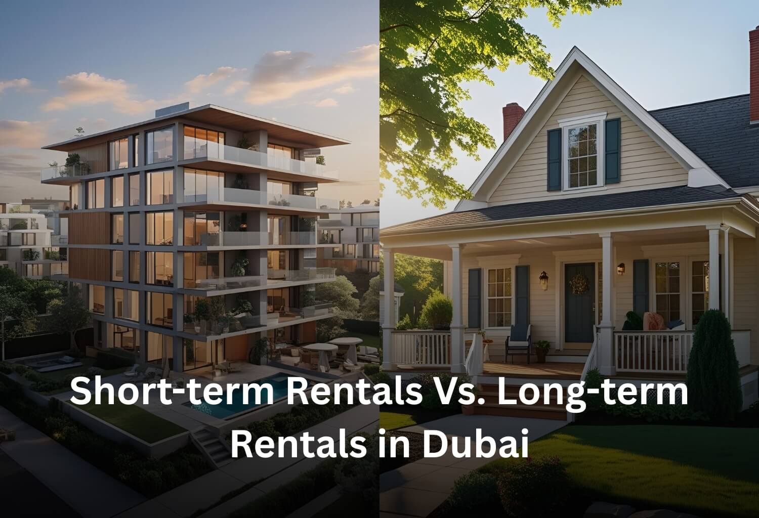 Short Term Rental vs Long Term Rental in Dubai