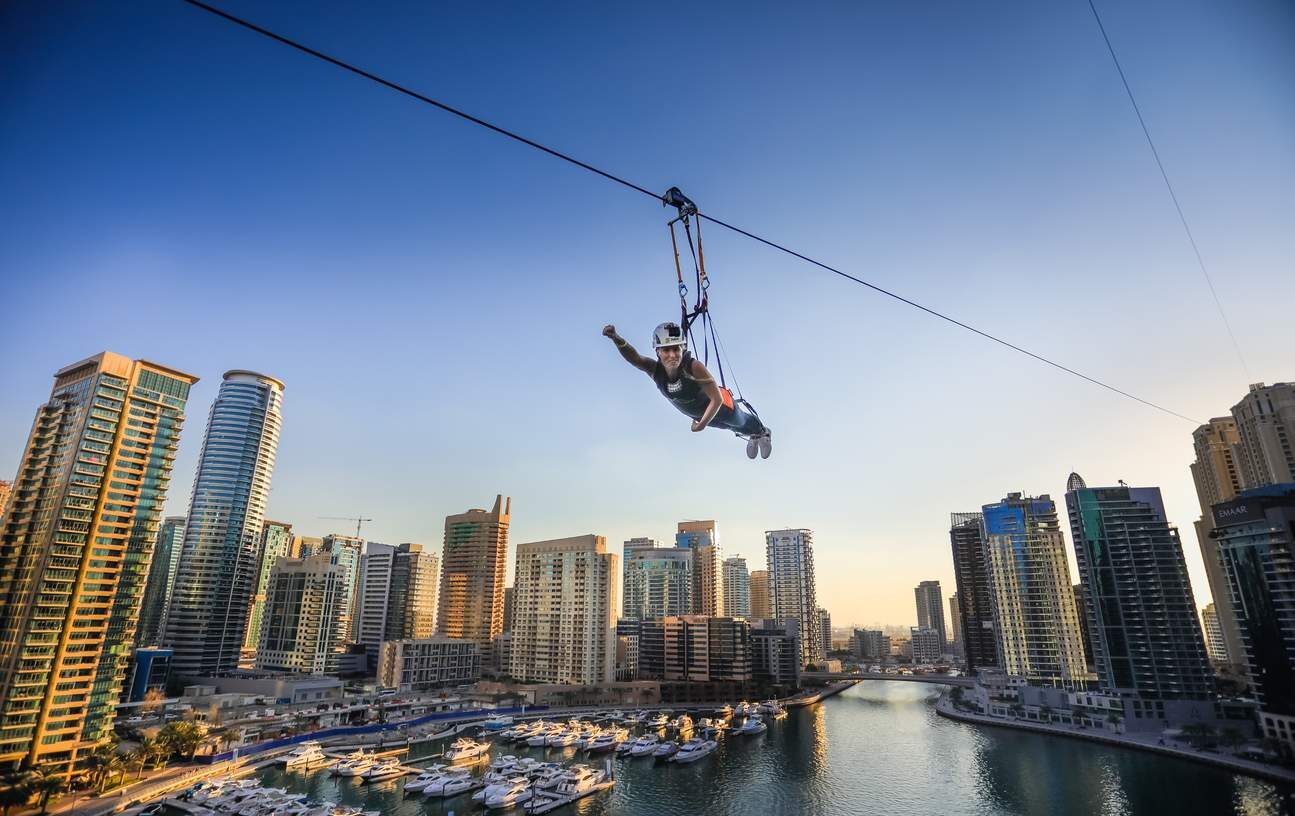 XLine Dubai Marina Zipline