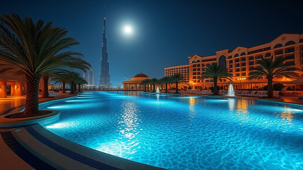 top dubai night swimming spots